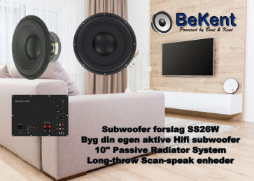 Subwoofer selvbyg  forslag SS26W
