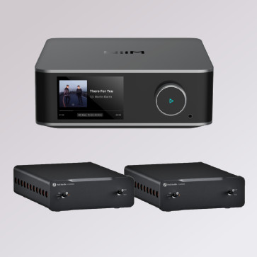 Wiim Ultra og 2stk FOSI V3 Mono Forstærkere