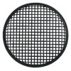 10" Metal Højtalergitter med Gummikant - Sort Kvalitetsfinish 256mm