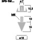SPS-10/GO Højttalerspikes