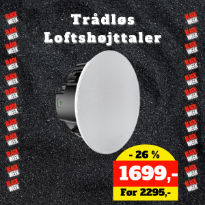 Indbygningsh&oslash;jttaler Tr&aring;dl&oslash;s