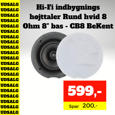 Indbygningsh&oslash;jttaler CB8